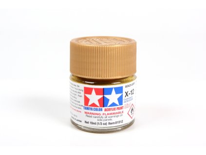 Tamiya 81512 Acrylic Mini X-12 Gold Leaf