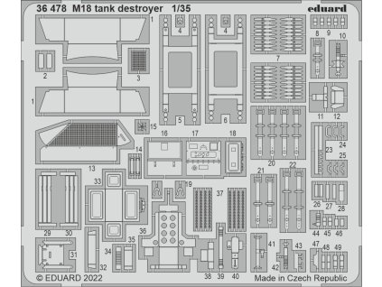 M18 tank destroyer 1/35 recommended for TAMIYA