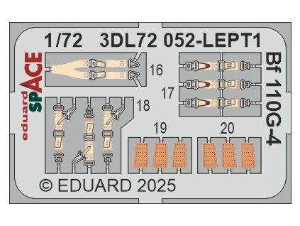 Bf 110G-4 SPACE 1/72 recommended for EDUARD