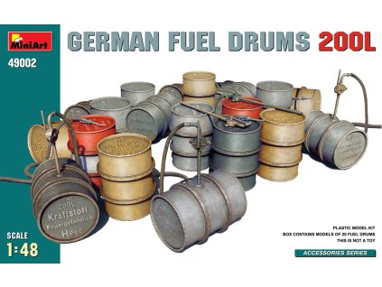 1/48 German Fuel Drums 200L - Miniart