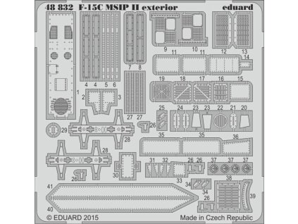1/48 F-15C MSIP II exterior for GREAT WALL HOBBY kit
