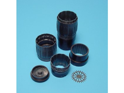 1/48 MIG-29A Fulcrum exhaust nozzles - ACADEMY
