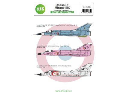 1/72 Mirage IIIC French Air Force part 2