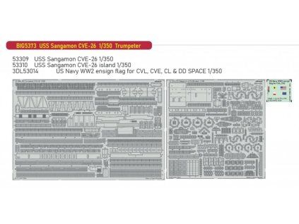 USS Sangamon CVE-26 1/350 recommended for TRUMPETER