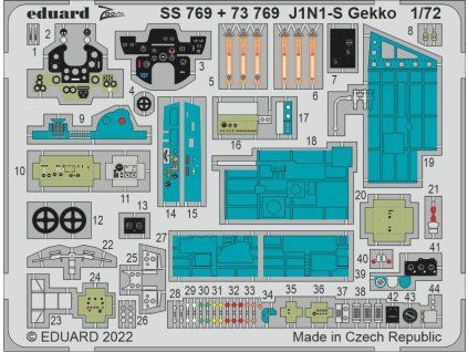 J1N1-S Gekko 1/72 recommended for FUJIMI / HOBBY 2000