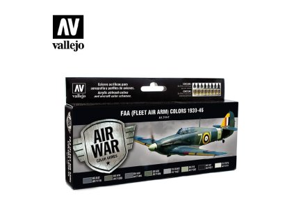 Sada akrylových barev pro Airbrush Vallejo Model Air RAF Set 71147 Fleet Air Arm (FAA) 1939-45 (8)