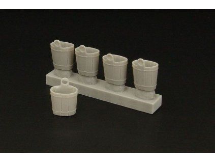 1/48 Wooden Tubs resin dio accessories