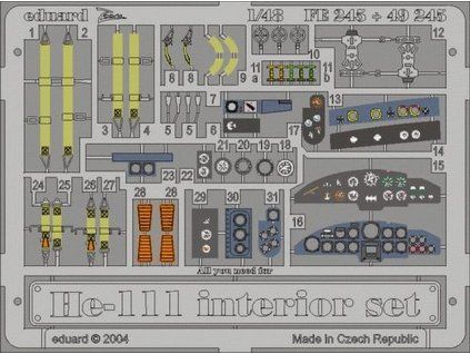 He 111 interior recommended for REVELL/MONOGRAM