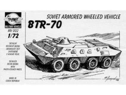 1/72 BTR-70 Soviet armored wheeled vehicle
