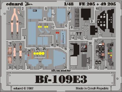 Bf 109E-3 recommended for TAMIYA