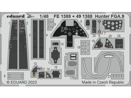 Hunter FGA.9 1/48 recommended for AIRFIX
