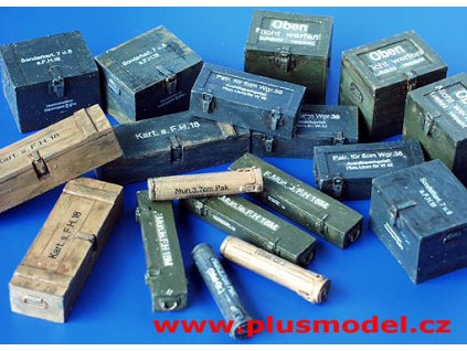 1/35 Ammunition containers, Germany - WWII