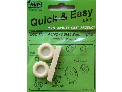 1/32 A6M2/A6M5 Zero - wheels for TAM