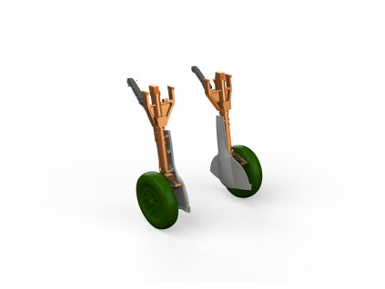 F6F undercarriage legs BRONZE 1/48 recommended for EDUARD