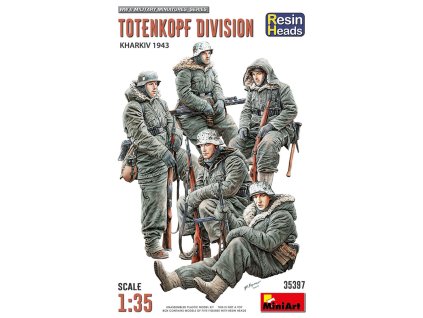 1/35 TOTENKOPF DIVISION. KHARKOV 1943. RESIN HEADS - Miniart