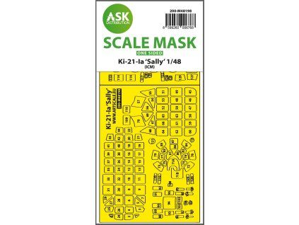 1/48 Ki-21-Ia Sally one-sided express fit mask for ICM