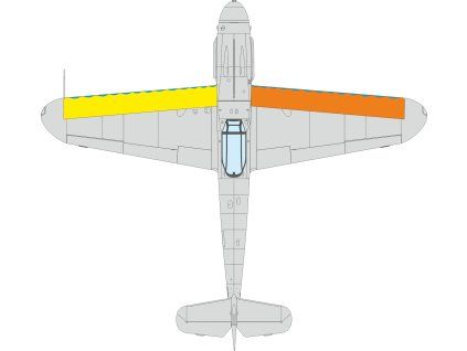 Bf 109G wings leading edge wavy lines 1/72 recommended for