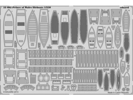 Prince of Wales lifeboats  1/350 recommended for TAMIYA