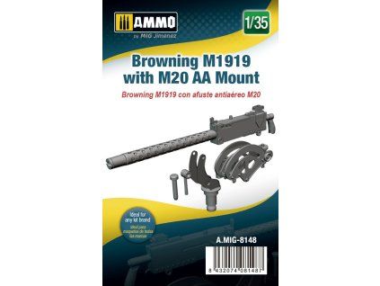 1/35 Browning M1919 with M20 AA Mount