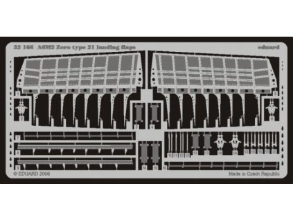 1/32 A6M2 Zero type 21 landing flaps for TAMIYA kit