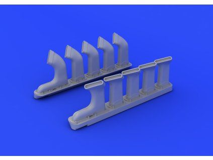 Mosquito Mk.VI exhaust stacks 1/32 recommended for TAMIYA