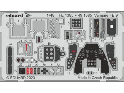 Vampire FB.9 1/48 recommended for AIRFIX