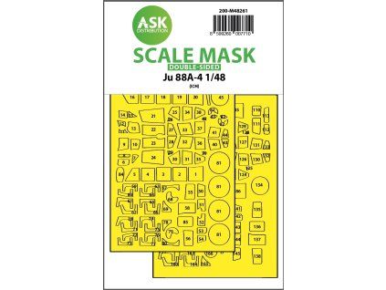 1/48 Ju 88A-4 double-sided express fit mask for ICM