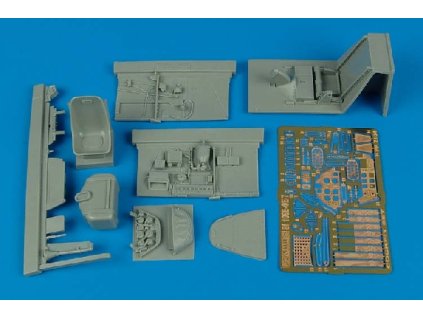 1/32 Bf 109E-4/E-7 cockpit set - EDUARD