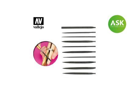 Vallejo T03001 Set 10ti jehlových pilníčků