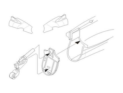 1/48 Mitsubishi A6M3/5 - Tail cone set for TAM