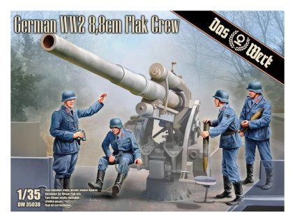 1/35 German WW2 8.8 cm Flak Crew