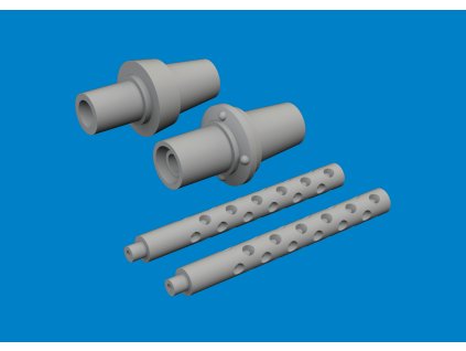 P-39 gun barrels 1/48 recommended for ARMA HOBBY