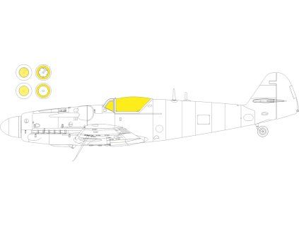 S-199 bubble canopy Weekend 1/72 recommended for EDUARD