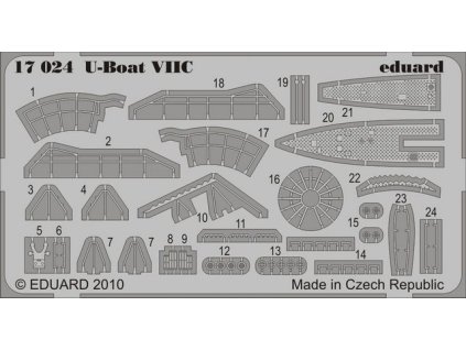 U-Boat VIIC  1/350 recommended for REVELL