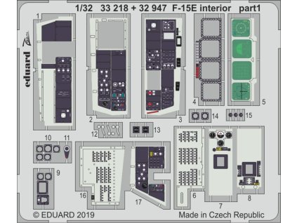 F-15E interior 1/32 recommended for TAMIYA