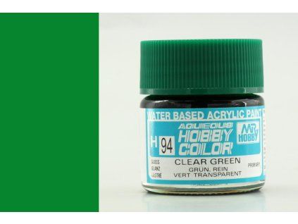 Aqueous Hobby Colors (10 ml) Clear Green