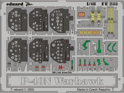 P-40N recommended for EDUARD