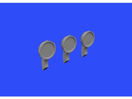 1/48 P-51D rear view mirrors  for AIRFIX kit