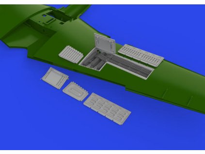 P-51D gun bays PRINT 1/72 recommended for EDUARD