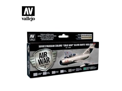 Vallejo Model Air Set 71610 Soviet / Russian colors "Cold War" Silver Darts 1950-1980 (8)