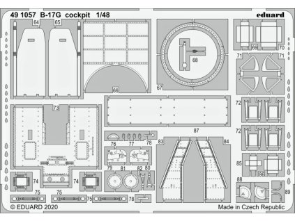 B-17G cockpit 1/48 recommended for HKM