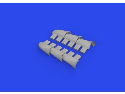 Hurricane Mk.II exhaust fishtail PRINT 1/32 recommended for REVELL