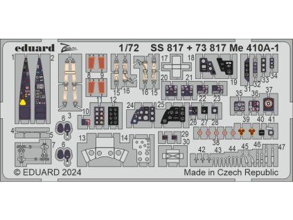 Me 410A-1 1/72 recommended for AIRFIX