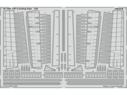 F4F-4 landing flaps 1/48 recommended for EDUARD