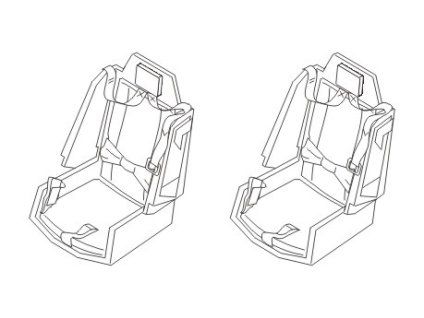 1/72 AH-64A Seats for ACA