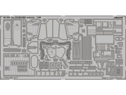 Su-25UB/UBK exterior  1/48 recommended for SMER