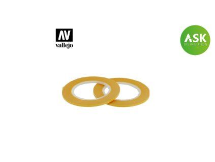 Vallejo T07003 Masking Tape 2mmx18m - Twin Pack
