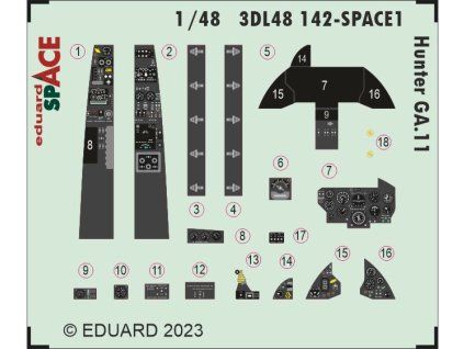 Hunter GA.11 SPACE 1/48 recommended for AIRFIX