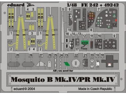 Mosquito B.Mk.IV/PR Mk.IV recommended for TAMIYA 61066