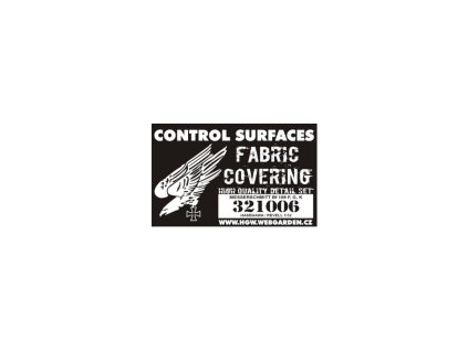 1/32 Messerschmitt Bf 109F / G / K - Control Surfaces - scale 1/32